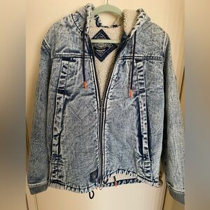 Men’s Superdry Sherpa lined denim jacket